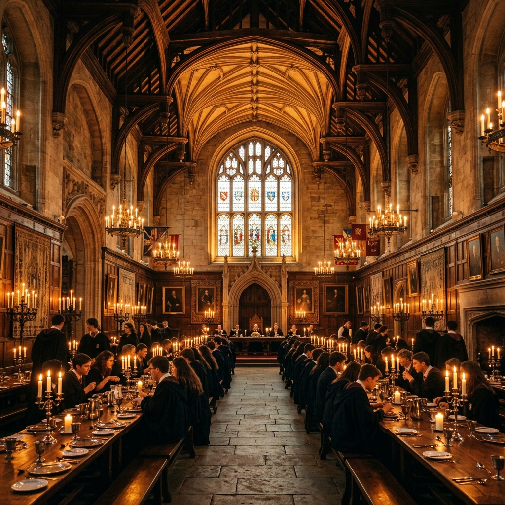 The enchanting Christ Church College dining hall, Oxford
